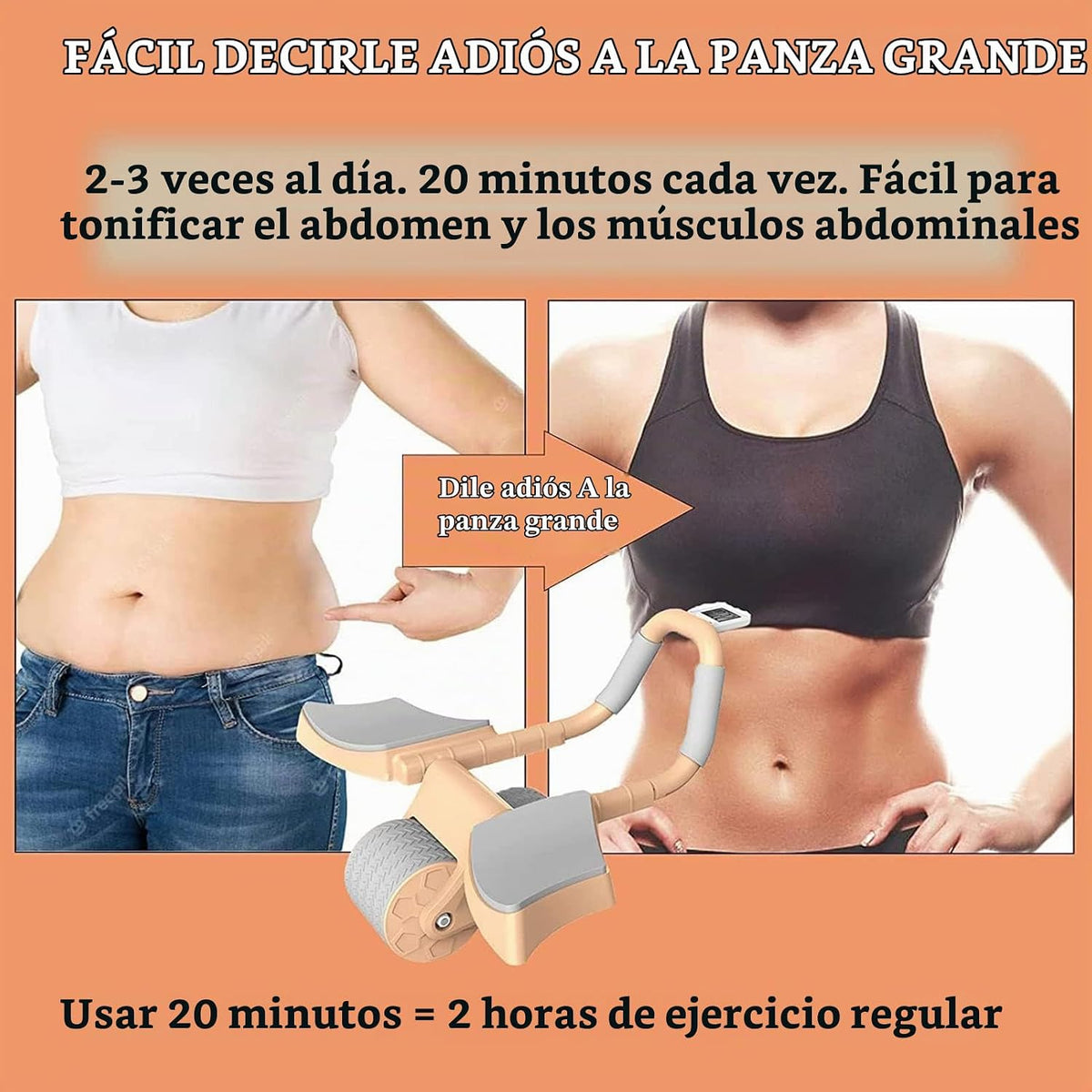 Rueda Abdominal con Contador